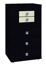 Glazov Ameli 9 Chest Of Drawers 60x104x60cm Wenge