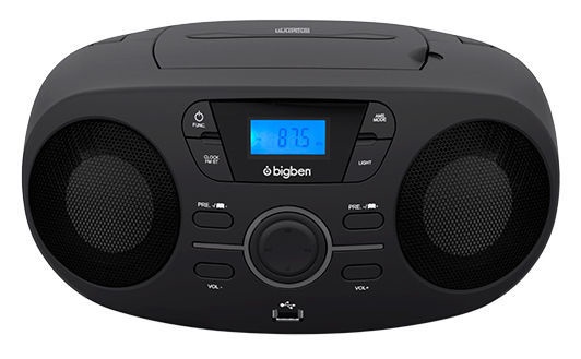 Magnetola Bigben CD61NUSB, 40 W, melna