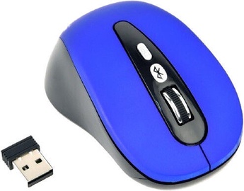 Kompiuterio pelė Gembird MUSWB-6B-01 Blue, bevielė, optinė