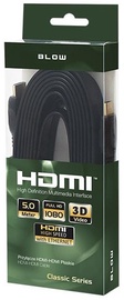 Kabelis Blow 92-608 HDMI Male (vyriška), HDMI Male (vyriška), 5 m, juoda