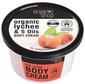 Organic Shop Body Cream Pink Lychee 250ml