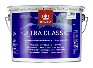 Krāsas koka fasādēm Tikkurila Ultra Classic, classic a, 9 l