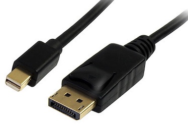 Провод StarTech Adaptor Cable Mini DisplayPort to DisplayPort Mini DisplayPort, Displayport, 1 м, черный