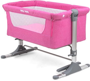 Milly Mally Side By Side Sleeping Crib Pink