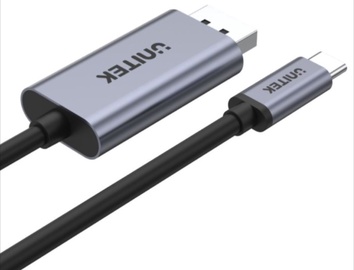 Провод Unitek V1409A, черный/серый, 2 м