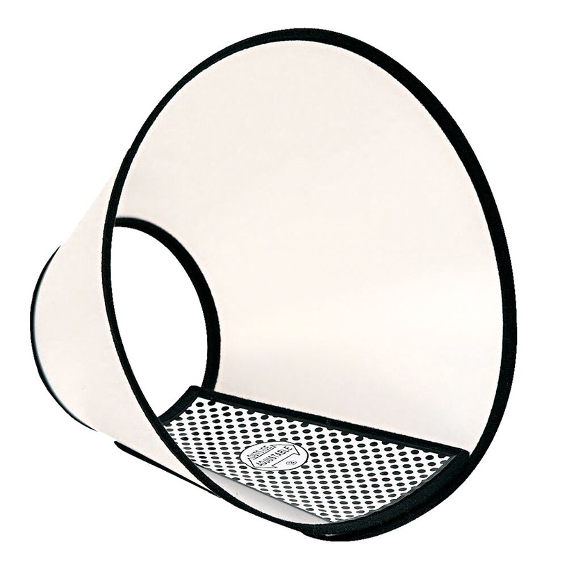 Защитный воротник Flamingo Capo 503003, прозрачный/черный