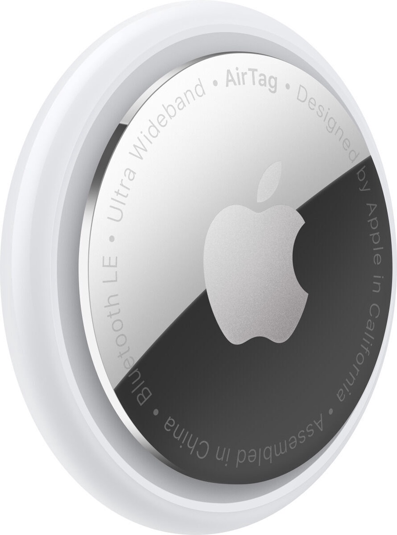 AirTag трекер предметов Apple, белый, 4 шт.