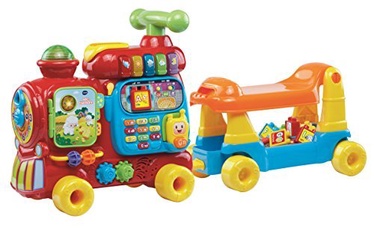 Игрушка-каталка VTech ABC Railway 181904, 40 см