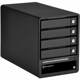 SilverStone External Enclosure TS433-TB 4 Bay 3.5" HDD Black