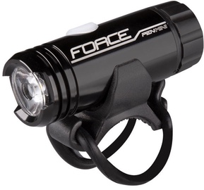 Велосипедный фонарь Force Pen Mini, алюминий, белый/черный