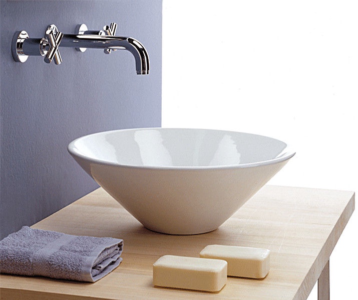 Раковина для ванной Scarabeo, керамика, 42 см x 42 см x 15 см