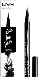 Acu laineris NYX Epic Ink Liner, Black, 1 ml