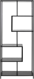 Seaford Wall Shelf 77x35x185cm Black