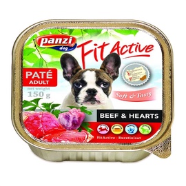 Konservuotas ėdalas šunims Fit Active Soft & Tasty, su jautiena, 150 gr