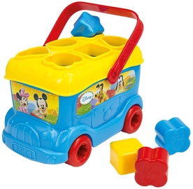 Clementoni Mickey Mouse Shape Sorter Bus 14395