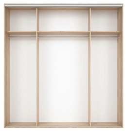 Black Red White Wardrobe Frame Nadir 230 Light San Remo Oak