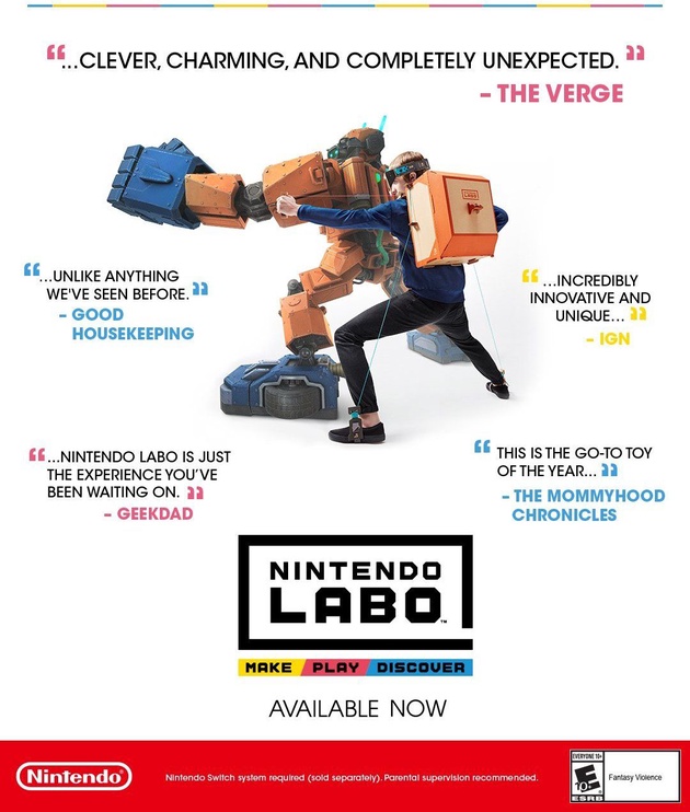 Priedas Nintendo Labo Robot Kit Toy-Con 02