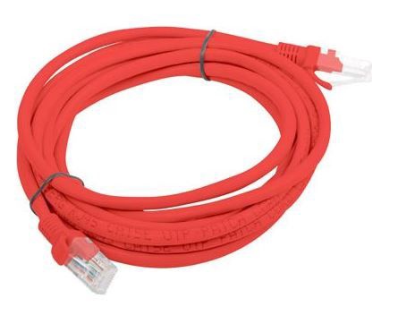 Juhe Lanberg RJ-45 8P8C, RJ-45 8P8C, 5 m, punane