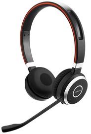 Bezvadu austiņas Jabra Evolve 65 Duo UC, melna/oranža