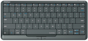 Клавиатура Prestigio Click&Touch 2 EN, черный, беспроводная