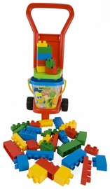 Wader Trolley With Blocks 35pcs 10777