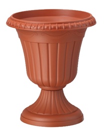 Цветочный горшок Form Plastic Milano 0083, пластик, Ø 30 см, коричневый