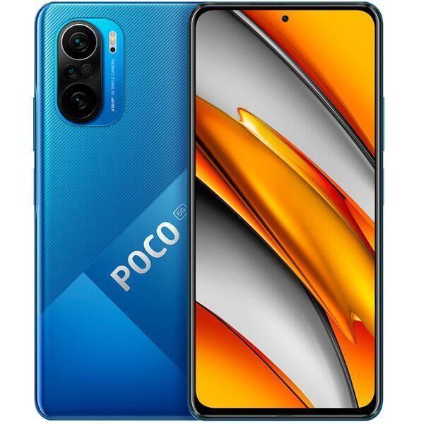 Mobiiltelefon Poco F3, sinine, 8GB/256GB