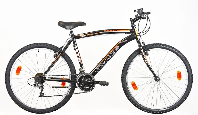 Dviratis kalnų Bottari Good Bike, 26 ", juodas/oranžinis
