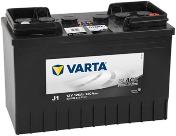 Akumuliatorius Varta ProMotive Black J1, 12 V, 125 Ah, 720 A