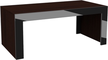 Kafijas galdiņš Pro Meble Milano Wenge/Black, 1200x600x500 mm