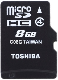 Toshiba M102 8GB microSDHC Class 4 + Adapter