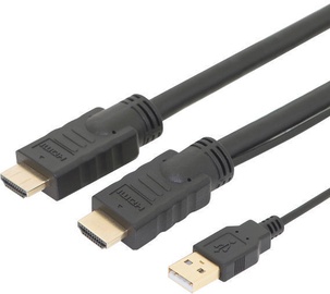 Juhe Assmann HDMI High Speed Cable w/ Ethernet & Amp AK-330122-150-S, 15 m