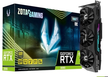 Видеокарта Zotac GeForce RTX 3080 Trinity OC LHR, 10 ГБ, GDDR6X