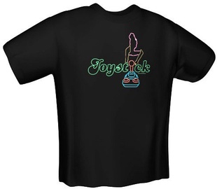 GamersWear Joystick T-Shirt Black XXL