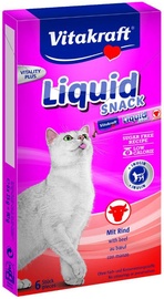 Kassimaius Vitakraft Liquid, veiseliha, 0.090 kg, 6 tk