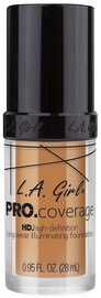 Tonuojantis kremas L.A. Girl HD Pro Coverage Nude Beige, 28 ml