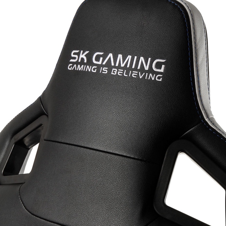 Žaidimų kėdė Noblechairs Epic SK Gaming Edition, mėlyna/balta/juoda
