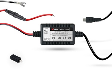 Adapteris Xblitz R4 Power, 4 cm x 2.5 cm, melna