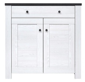 Комод Black Red White Antwerpen White, 101x40x101 см
