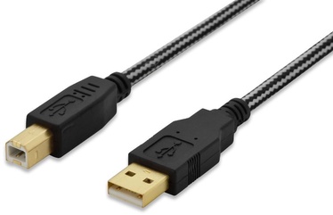 Ednet Cable USB to USB Black 3m