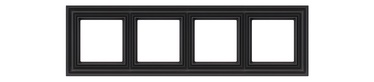 Rāmis 4PL Liregus Retro, melna