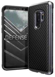 X-Doria Defense Lux Carbon Fiber Back Cover For Samsung Galaxy S9 Plus Black