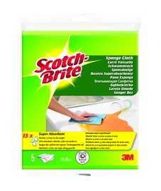 Drėgmę sugeriančių šluosčių komplektas Scotch Brite, 5 vnt