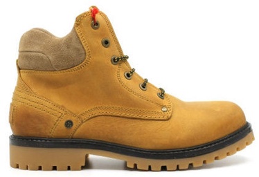Wrangler Yuma Fur Leather Winter Boots Camel Brown 45