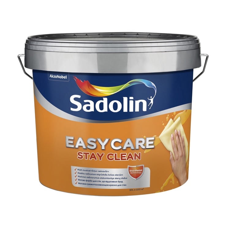 Krāsa Sadolin Easycare, balta, 10 l