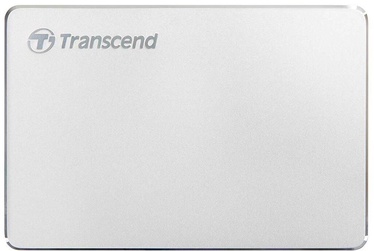 Cietais disks Transcend StoreJet 25C3S, HDD, 2 TB, sudraba