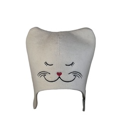 Pirties kepurė Flammifera Cat, veltinis, 36 x 36 cm, balta