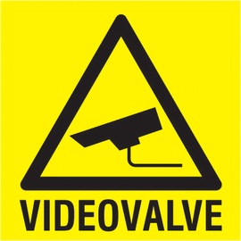 Ohutusmärk Videovalve PVC