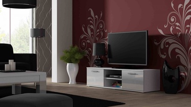Cama Meble Soho 140 TV Stand White/White Gloss