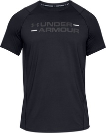 Under Armour MK-1 Wordmark Short Sleeve T-Shirt 1327248-001 Black XL